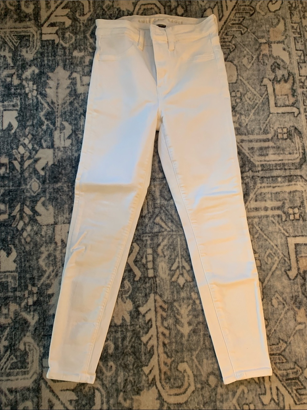 American Eagle White Skinny Jeans 2 X-short